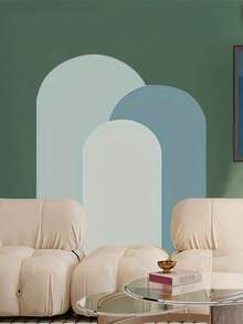 波西米亚风几何拱形墙贴 - 可移除 PVC 贴纸，适用于客厅、卧室和浴室装饰 | 易撕易贴，无残留粘合剂 | 39 英寸 X 32 英寸 | 非常适合玻璃、瓷砖和光滑表面墙面装饰墙贴墙贴贴纸 - 彩色 - 查看 7