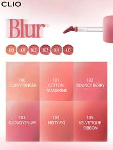 Clio 3g K-Beauty 豐唇唇彩，保濕液態唇膏，亮澤妝效，輕盈可疊擦，玻璃般光澤，平滑滋養，持久顯色，鮮明色調，透明光澤，保濕，日常妝容 - #102 BOUNCY BERRY - 查看 6