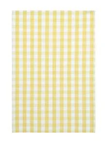 Set Of 4 Kitchen Towels – 100% Cotton – 40x60 Cm – Super Absorbent, Soft & Breathable, Stain-Resistant – Ideal For Drying Dishes & Hands – MADE IN TURKEY - Yellow - View 3
