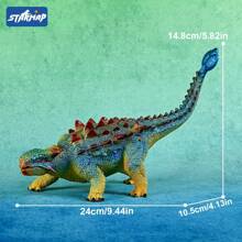 [Tem certificado infantil] Brinquedo modelo de dinossauro realista, estatueta de animal selvagem, brinquedo sensorial e presente de festa, adequado para decoração de quarto de crianças ou meninas e meninos