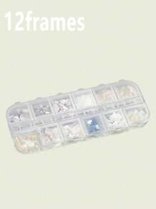 56/28/12 Compartment Transparent Storage Box, Multi-Functional Detachable Jewelry Box, Multi-Layer Dust-Proof Storage Box, PP Material, Large Capacity Jewelry Organizer Box, Movable Portable Jewelry Holder, Suitable For Rings, Earrings, Necklaces, Nail Art, Paper Clips, Minimalist Style Storage Box, Suitable For Halloween, Christmas, Birthday Gifts, Back To School, Bedroom Decor, Home Decor, Autumn Decor For Women Storage Organizer Travel Holiday Essential Fall Decor Autumn Halloween