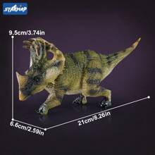 [Tem certificado infantil] Brinquedo modelo de dinossauro realista, estatueta de animal selvagem, brinquedo sensorial e presente de festa, adequado para decoração de quarto de crianças ou meninas e meninos