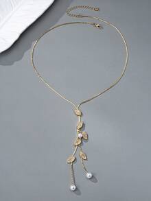 1pc European & American Niche Versatile Autumn/Winter Sweater Chain Necklace For Women, Suitable For Formal Events, Holidays, And Daily Wear - Necklace - View 5