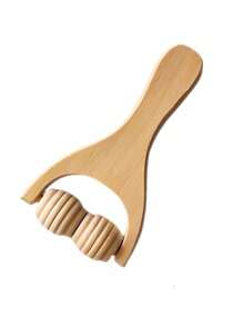 1pc Handheld Wooden Massager Body Brush, Massager Meridian Brush Hits The Body Through Meridians, Bamboo Massage Brush Relieves Muscle Tension,School,Back To School,Travel,Travel Essentials,Home Essentials,Spa,Massage Tool,Massage,Massager,Spa - Multicolor - View 9