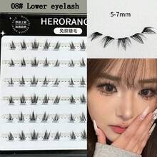 Lông mi giả HERORANGE Butterfly Dream Series liền mạch, keo dán vô hình siêu dính, mi dưới rõ nét, mi trên tự nhiên và trong suốt, mềm mại và nhẹ, không cần keo dán, uốn cong chữ C, phân đoạn, dày và bồng bềnh, nối mi thật, thoải mái khi đeo hàng ngày, khuyên dùng cho người mới bắt đầu, chiều dài 11-16mm Cụm mi, cụm mi, lông mi riêng lẻ, lông mi, lông mi giả - màu đen - Xem 13