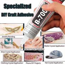 Transparent Needle-Tip Craft Glue For Rhinestones, Nail Art, Jewelry & Fabric – Non-Clogging Multi-Purpose Adhesive For Shoes, Phone DIY, Accessories, Clothes, Crafts - B7000 - View 13