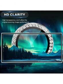Camera Lens Protection Diamond Film Kit Compatible For Sam Sung Galaxy A14 A15 A34 A54 A15 A16 A35/A55 S23 S24 FE S25+ULTRA Redmi Xiao Mi Note 12 13 14 Poco X5 X6 C65 Moto G14 24 15 35 85 84 75 - 黑色 - 查看 4