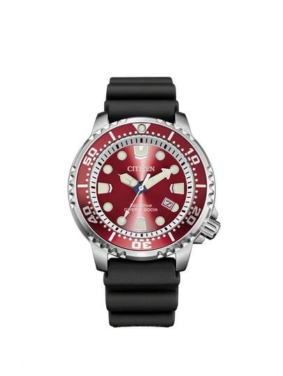 CITIZEN Ec O-Drive Promaster Dive Watch With Green Dial Men's Watch Luminous Hands And Markers, Rotating Bezel