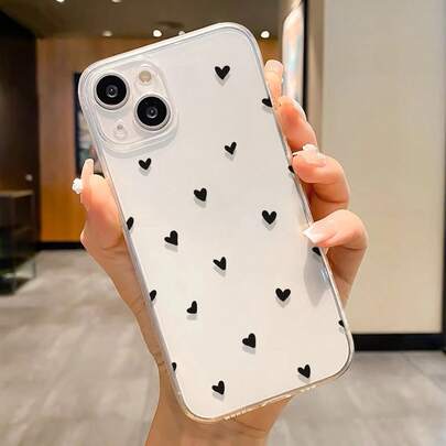 加厚防摔手机壳，带透气孔边缘和彩色爱心图案，兼容 16/11/16 Pro/16 Plus/16 Pro Max/16 e/15 Pro Max/13/14/12/XS/XR/7G/8P，兼容 Galaxy 11/12 Pro/12/12 X/13 Pro/14 Pro/15 Pro，兼容 Redmi 10/9/Note9/12c/Note11 Pro/Note8 Pro，国际版，非国内版。