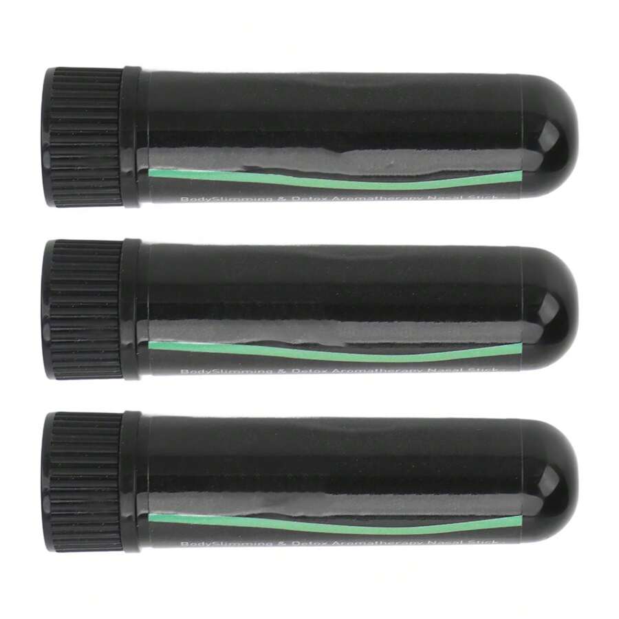 3pcs 0.035oz Nasal Inhalers Relieve Congestion Clear Aromatherapy Herbal Nasal Inhaler - 預設 - 查看 1