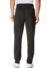 34"/36" Inseam Mens Tall Sweatpants Water Resistant Fleece Lined Pants Men With 3 Pockets Workout Joggers-2025 - 黑色 - 查看 6