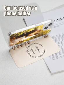 1pc Personalized Double-Sided Photo Notebook/Phone Case For Valentine's Day, Couples, Kids, Pets, Compatible With IPhone 16 Pro Max/16 Plus/16 Pro/16/11/11 Pro Max/12/12 Pro/12 Pro Max/13/13 Pro/13 Pro Max/14/14 Plus/14 Pro/14 Pro Max/15/15 Plus/15 Pro/15 Pro Max/7/8 Plus/XR/XS Max/X