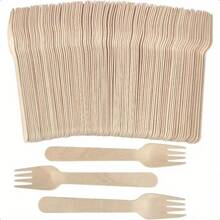 10pcs/50pcs/100pcs, Disposable Fork, Outdoor Disposable Tableware, Suitable For Wedding Party, Festival, Outdoor Camping Activities, Catering Service Tableware - Multicolor - View 10