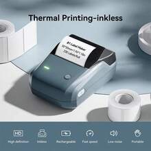 NIIMBOT B1 Mini Thermal Printer, Pocket-Sized Portable Printer, Supports Wireless Bluetooth Connection, Can Print Round White Barcode Label Stickers - Multicolor - View 3