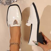 女士时尚百搭正式休闲乐福鞋