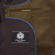 Mens Corduroy Jackets Two Button Casual Sports CoatChristmas 3ZEG - cà phê - Xem 7