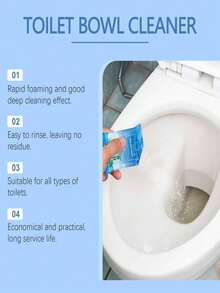 6/3/1PC Proszek do czyszczenia toalet, odpowiedni do czyszczenia toalet w łazience, usuwa brud, plamy z moczu i zapachy, proszek do czyszczenia gospodarstwa domowego, proszek czyszczący w piance (nowe i stare modele wysyłane losowo)