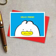 Tarjeta de felicitación "Hola amigo", Tarjeta de felicitación "Cazador de demonios K-Pop", Tarjeta de felicitación linda y kawaii, Tarjeta de agradecimiento, Tarjeta inspiradora, Tarjeta de cumpleaños, Felicitaciones, Celebración