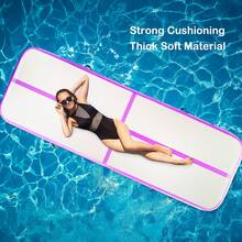 Air Floor Mat 10ft Tumbling Mat Inflatable Gymnastics Mat Thick With Pump For Youth/Adults - Purple without Pump- - View 4