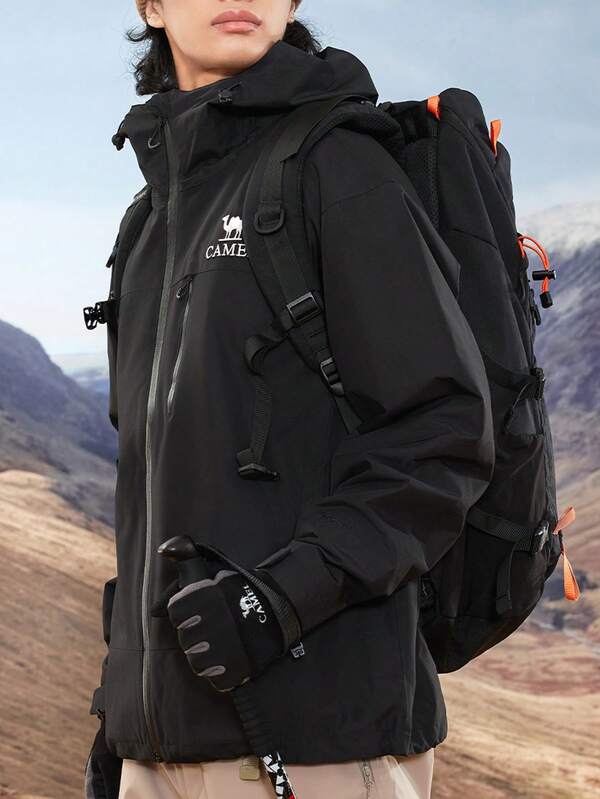 CAMEL CROWN Chaqueta impermeable y cortavientos ligera para hombre, adecuada para ciclismo y senderismo al aire libre