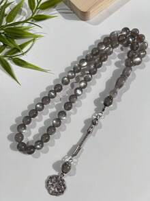 45 颗/套 10 毫米单串念珠，中东阿拉伯每日祈祷念珠 - 彩色 - 查看 5