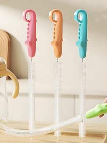 Effiziente Reinigungsbürste mit Strohborsten und kreativem Seepferdchen-Griff - wiederverwendbares Küchenhelfer, kleine lange Bürsten, perfekt zum Reinigen von Glas, Silikon, Metallstrohhalmen, Reinigungswerkzeuge sind für den Haushalt unerlässlich, Reinigungsbürste mit langem Griff, perfekt für die tägliche Reinigung zuhause, zum Reinigen von Gläsern und Strohhalmen in Schule, Zuhause, Küche, für Partys