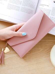 1pc/ Ladies' Personalized Name Tassel Clutch Wallet - An Elegant Handbag, Credit Card Slot And Soft Lining - The Perfect Gift For Birthdays, Anniversaries, Mother's Day, Valentine's Day, Christmas Or Daily Use, Carry A Wallet With A Clutch Every Day/Fashionable Clutch/Secure Snap Closure - Multicolor - View 11