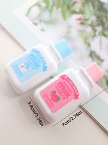 1pc Milk Bottle Shaped Random Correction Tape Back To School