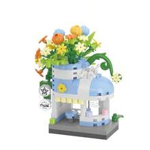 Street Scene Series Micro-Particle Building Blocks, Construct Lovely Street Scenes, Suitable For Desktop Decor, Collection And Gifting (Birthday, Halloween, Christmas) - Multicolor - View 9