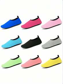 1 Pair Water Shoes Barefoot Water Socks Quick Dry Non-Slip, Suitable For Swimming, Beach, Barefoot, Yoga, Sports, Swimming Pool, Camping, For Men, Women, Teens, Beach Essentials