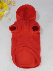 Red Star Hoodie Sweatshirt Outerwear For Pets, Pomeranian & Poodle