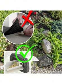 1 Stück kleine simulierte Steinoptik, versteckt den Schlüssel in einem simulierten Felsen/Stein, kann einen Ersatzschlüssel in Standardgröße aufnehmen, geeignet für Landschaften und Höfe, sieht und fühlt sich wie ein echter Stein an - für Gärten oder Außenhöfe