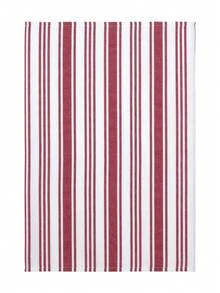 Set Of 3 Kitchen Towels – 100% Cotton – 40x60 Cm – High Absorbency – Soft And Durable – MADE IN TURKEY - Red - View 4