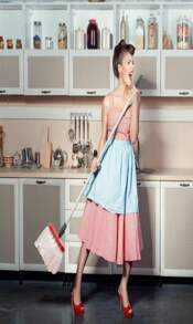 4 Pack Mop Replacement Heads For O-Ceda EasyWrin Spin Mop, Microfiber Spin Mop Refills, Easy Cleaning Mop Head Replacement - 2 Count Pack of 1 - 查看 8