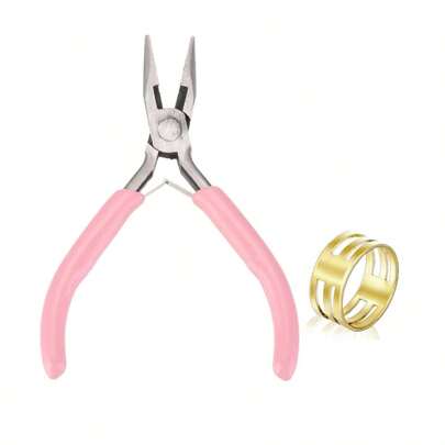 DIY Jewelry Making Tool Kit, Ring Opener Pliers, Jewelry Pointed Nose Pliers, Jewelry Making And Repair Tools, Precision Jewelry Clamp, Jewelry Making Set