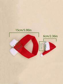 2pcs Christmas Wine Bottle Decoration Hats, Party Wine Bottle Hat Scarf, Christmas Wine Bottle Covers