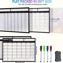 Refrigerator Magnetic Calendar, Dry Erase, For Refrigerator Purchases, Kitchen Event Planning .