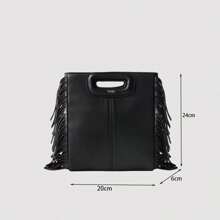 Retro PU Leather Women Shoulder Bag Black Envelope Messenger Bag Luxury Design Wallet Handbag