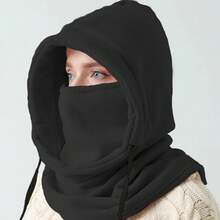 1pc Thick Windproof Neck Warmer Ski Mask, Unisex Outdoor Cycling Face Cover, Thermal Neck Gaiter For Autumn/Winter