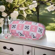 1 قطعة/2 قطعة حقيبة تنظيم الملابس الداخلية بطبعة الباندا الجميلة، سعة كبيرة متعددة الجيوب لتخزين الأغراض في المنزل والسفر، قابلة للطي وللحمل