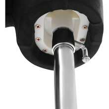 OUKANING bambola sarto, bambola esposizione bambola donna stiratura con altezza regolabile 120-210 cm, torso rimovibile annequin con tessuto di camomile per esposizione abbigliamento, argento + nero - Nero e argento - Visualizzare 6