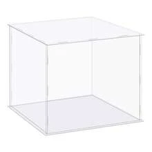 Clear Display Case, Acrylic Box Assemble Dustproof Box Showcase For Collectibles, Crafts - Clear 14.1x14.1x14.1 Inch - View 1