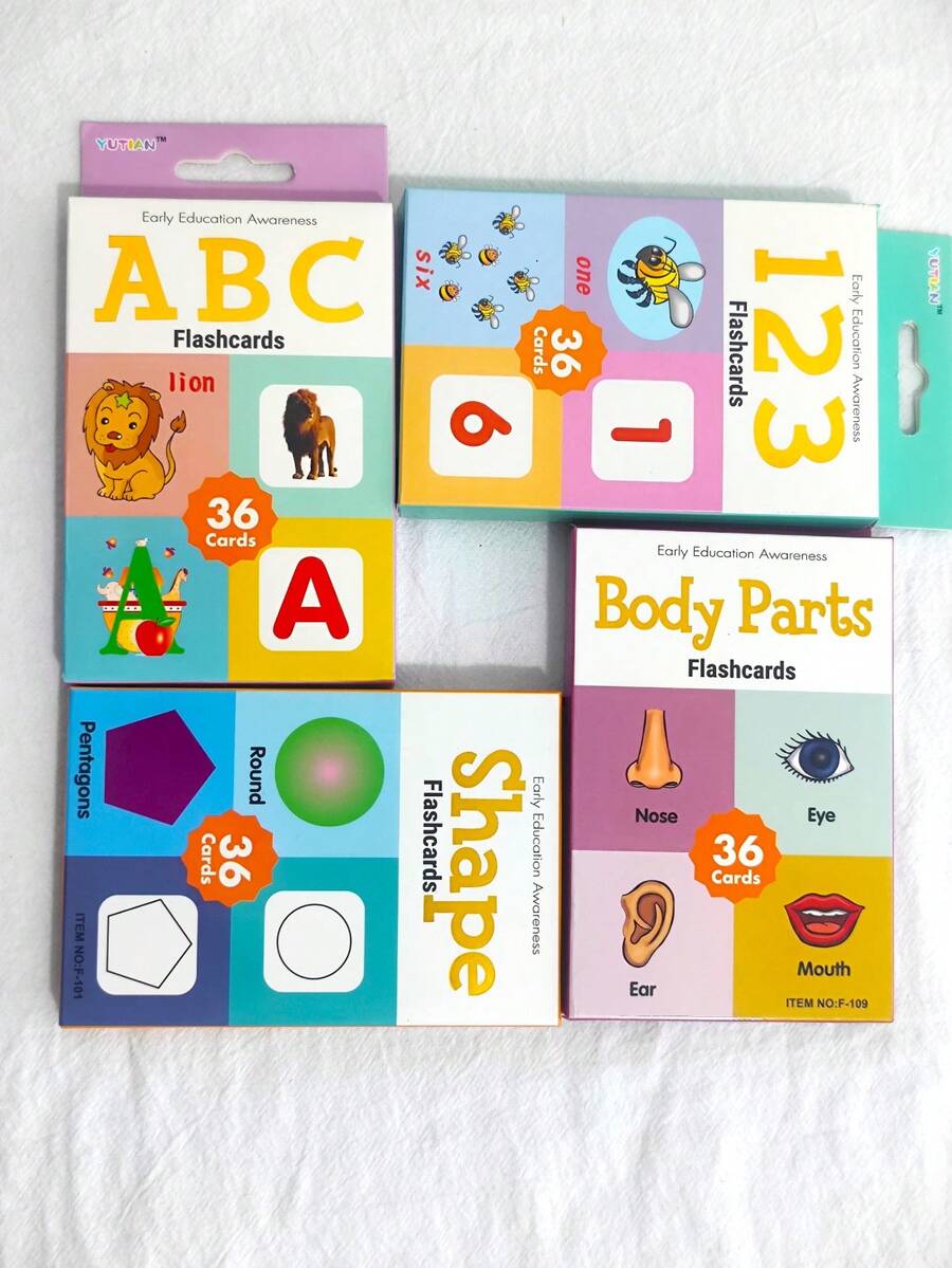 Tarjetas De Aprendizaje Para Niños Tarjetas Flash Para Niños