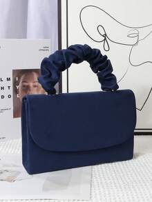 This Evening Bag Has A Certain Capacity, Which Can Hold Personal Items Such As Mobile Phones, Wallets, And Cosmetics. The Handheld Design Is Convenient To Hold. The Faux Suede Material And Retractable Handle Give It A Simple Yet Elegant Style, Suitable For Formal Evening Events, Company Annual Meetings, And Important Business Activities, Showcasing The User's Grace And Stability. This Ladies' Handbag, Clutch, Crossbody Bag, And Wedding Bag Can Be Used For Weddings, Galas, Parties, And Gatherings, And Can Be Paired With Evening Gowns And High Heels For A More Elegant Look.