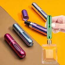 3/6Pcs Portable Mini Refillable Perfume Atomizer Bottle, Perfume Bottle Travel Size Refillable Perfume Refill Bottle - Perfume Atomizer Refillables,Portable Cosmetic Bottle , 5ml Perfume Bottle With Bottom Filling