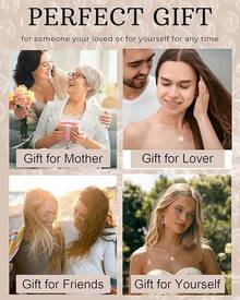 Gold Mother Of Pearl Initial Necklace Women 14K Gold Plated Cubic Zirconia Initial Letter A-Z Pendant Women Jewelry Gifts - vàng D - Xem 5