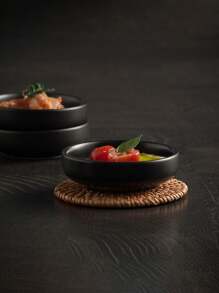 1/2/4 件 Ins 风格陶瓷圆形调味盘、简约纯色日式开胃菜盘、优质醋/蘸酱盘、家用蘸酱盘、番茄酱/沙拉酱盘、香薰烛台、节日装饰 - 彩色 - 查看 5