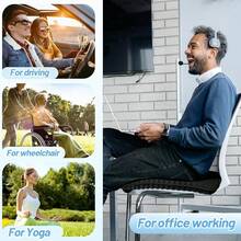 19.7" Gel Seat Cushion, Super Large & Thick Office Chair Cushion For Long Sitting - Back Hip Tailbone Pain Relief Cushion, Egg Seat Cushion Desk Chair Pads For Cars Wheelchair - Fits Up To 350 Lbs-222684 - 黑色XLTHICKEST24 - 查看 4