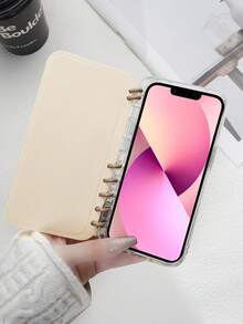 1pc Personalized Double-Sided Photo Notebook/Phone Case For Valentine's Day, Couples, Pets, Compatible With IPhone 16 Pro Max/16 Plus/16 Pro/16/11/11 Pro Max/12/12 Pro/12 Pro Max/13/13 Pro/13 Pro Max/14/14 Plus/14 Pro/14 Pro Max/15/15 Plus/15 Pro/15 Pro Max/7/8 Plus/XR/XS Max/X - Clear - View 8
