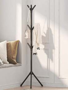 1 pieza Perchero de pie con estilo de rama de árbol sencillo para el hogar, perchero de pie multifuncional para decoración de sala de estar, dormitorio, decoración de festividades, decoración del hogar, decoración de dormitorio, percha para vestidos, pantalones, zapatos, jeans, botas, faldas, decoración de primavera, minimalista, tops de verano - Multicolor - Ver 8